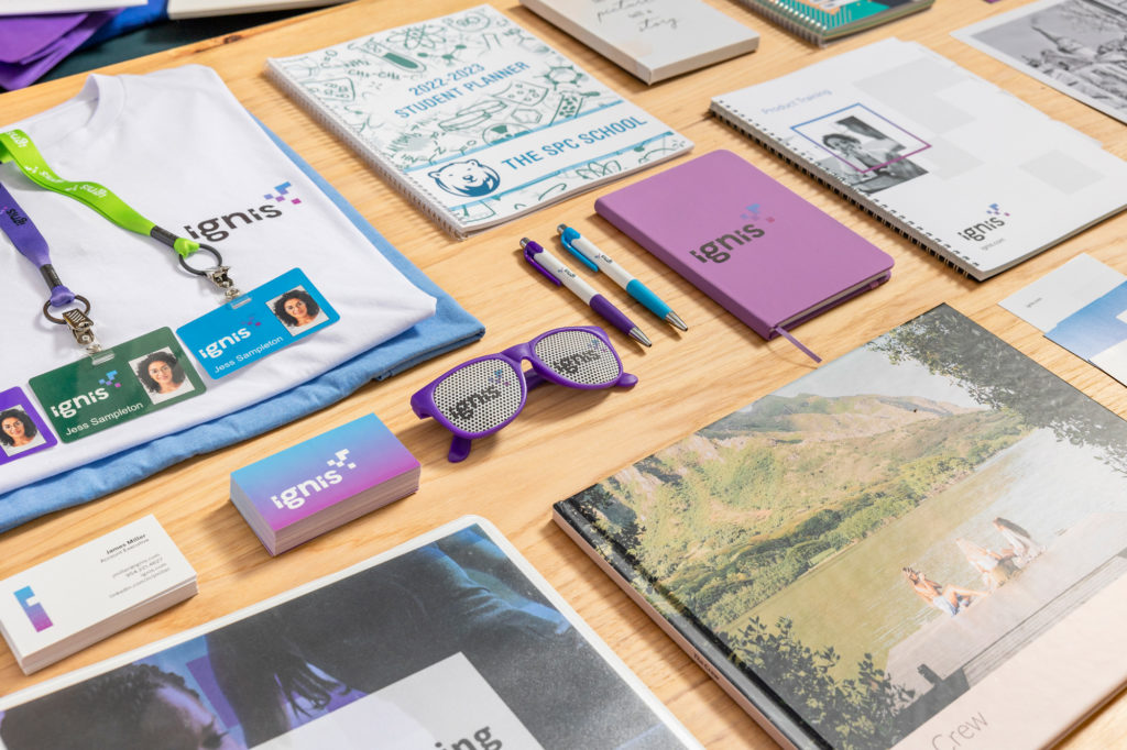 Gedruckte Marketingmaterialien von Mimeo 