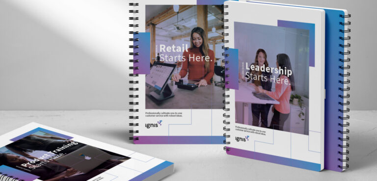 Professionell gedruckte Trainingsunterlagen für Corporate Trainings
