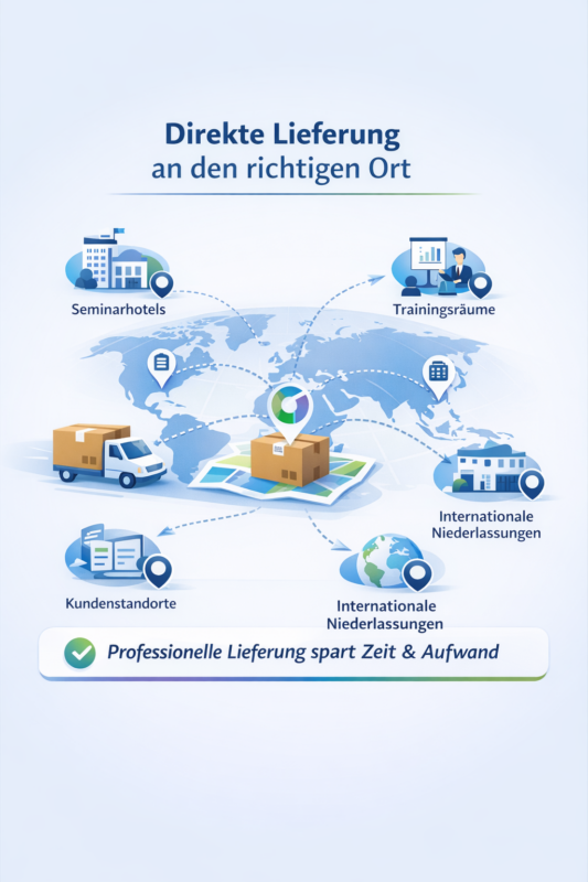 Direkte Lieferung an den richtigen Ort