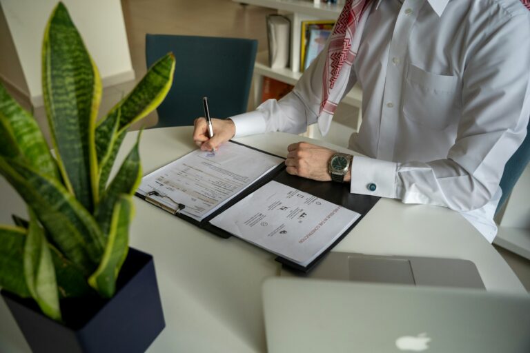 doctor explaining consent form patient
